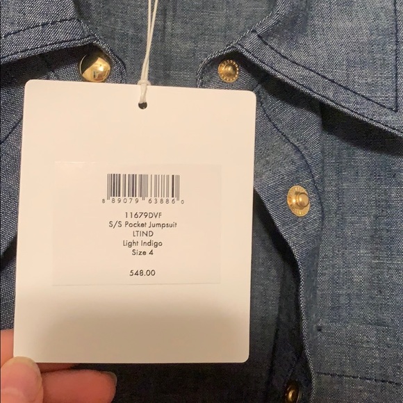 Diane Von Furstenberg linen jumpsuit - Picture 4 of 16